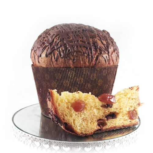 panettone Marroni, cioccolato e Rhum