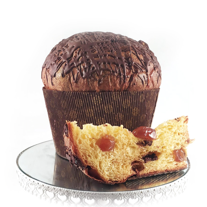 panettone Marroni, cioccolato e Rhum